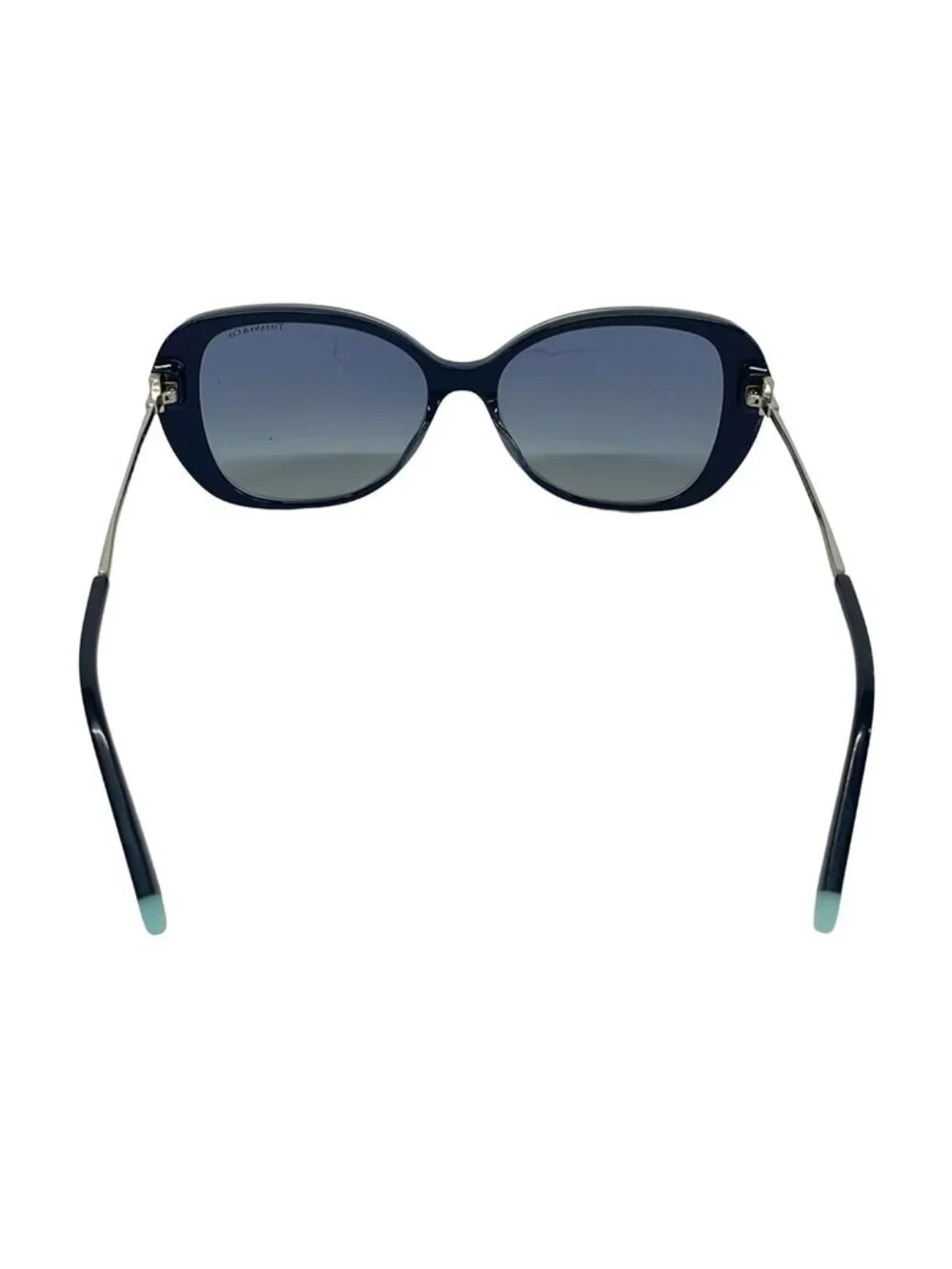 Tiffany & Co Sunglasses Dark Navy Silver Light Blue Eyewear